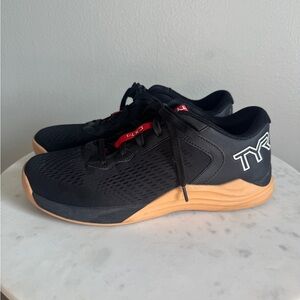 TYR Black and Tan Athletic Shoes